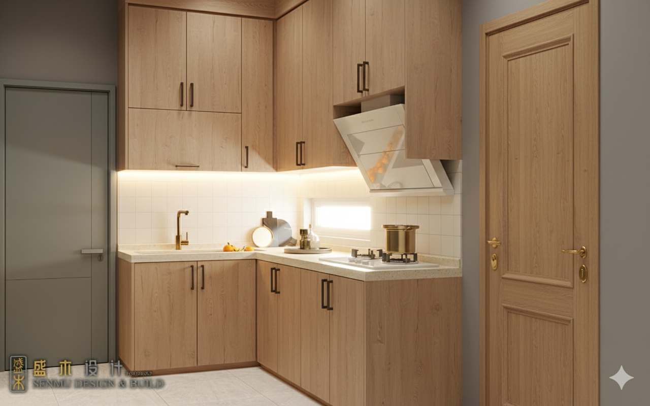 Top Residential Design Trends: Why Warm Wood Kitchens are Dominating [ Malaysia Johor Bahru JB] Homes